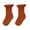 Z1-Brown353, variant on Whouriu Infant Girls Ruffle Ribbed Crew Socks Cotton Blend Stretchy All Season Casual Dress Socks
