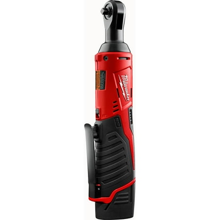Milwaukee M12 1/4" 12V Cordless Ratchet Kit 2456-21 with 1.5Ah Battery, Charger, & Carrying Case