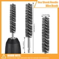 thumbnail image 2 of 5-Piece Stainless Steel Bore Brush Set for Power Drill, Wire Brush Attachment with Hex Shank for Cleaning and Rust Removal, 2 of 7