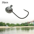 thumbnail image 2 of 20x anzuelos de pesca con forma de huevo, accesorios de cebos, accesorios de pesca, anillos de línea lisa de pesca gruesa ligera, anzuelos porta cebo 3g, 2 of 8