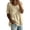Beige, variant on Women'S T Shirts Solid Color Crew Neck Short Sleeve Wrinkle-Resistant Pull-On Black 2026