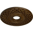 thumbnail image 3 of Ekena Millwork 22 1/4"OD x 4 3/4"ID x 1 1/4"P Robin Ceiling Medallion (Fits Canopies up to 6 1/4"), Hand-Painted Root Beer Crackle, 3 of 6