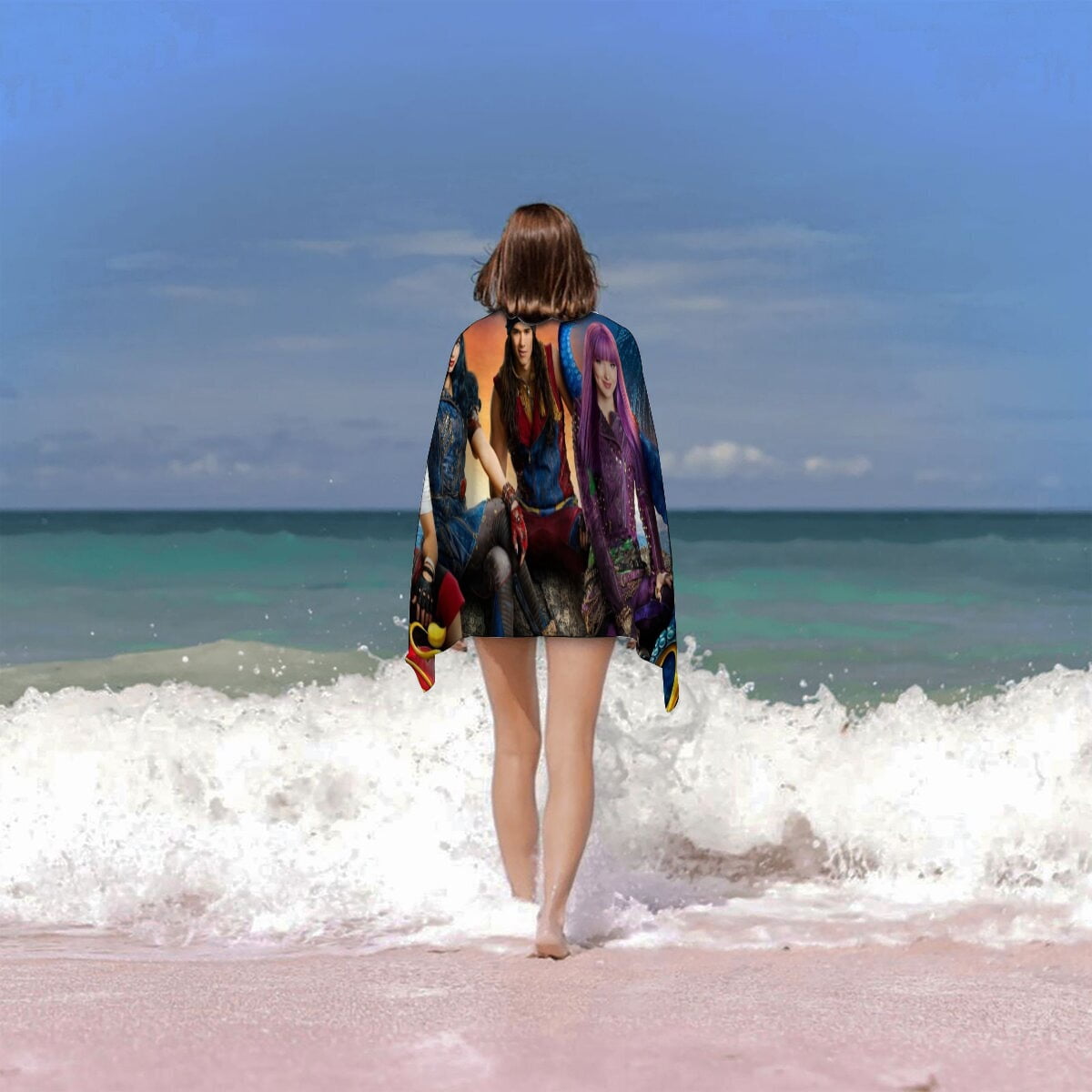 Descendants Gifts Beach Towel for Women Girl Birthday Inspired Fan Bath Outdoor Music Lover