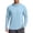 AA-Light Blue, variant on BiZtdJrK Mens Sun Protection Hoodie with Mask UPF 50 Quick Dry Long Sleeve Fishing Hiking Shirts Solid Color Lightweight UV Rash Guards Gray S