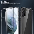 thumbnail image 3 of for Samsung Galaxy S21 Case, Hybrid Clear Shockproof Cell Phone Cover for Samsung Galaxy S21 5G, Anti-Scratch Transparent Sleek Light Durable Cover for Men Women, 3 of 7