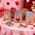 thumbnail image 2 of 60 Pack Stand-Up Valentines Day Cards with Candy Bags, Upgraded Mason Jar Shaped Cards with Heart Window, Valentines Treat Bags for Personalized Gifts, 2 of 7