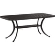 thumbnail image 4 of Pemberly Row Modern Aluminum Patio Coffee Table in Charcoal Black, 4 of 4