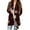 Brown, variant on Women's Fashion Christmas Print Jacket, Long Sleeve Casual Cardigan Coat for Everyday Wear and Comfortable Outfits,Brown,L