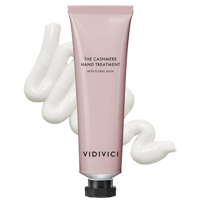VIDIVICI The Cashmere Hand Treatment Floral Musk - Crema de manos enriquecida con manteca de karité para una hidratación profunda - Bergamota cítrica y aroma amaderado - Mantequilla de manos perfumada