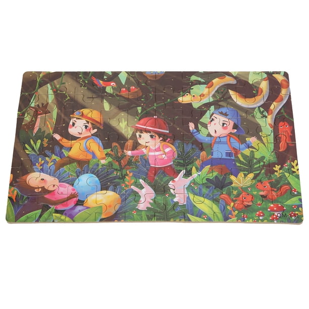 Rompecabezas 60 Piezas Niños Rompecabezas Exquisito Patrón De Dibujos Animados Niño Rompecabezas Juguete Regalo Con Caja De Almacenamiento