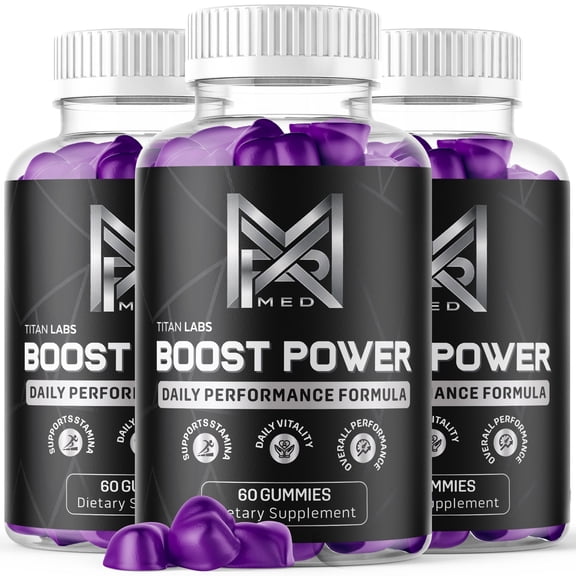 Boost Power ACV Gummies Advanced Formula Vitamin Supplement BoostPower 180 Gummies