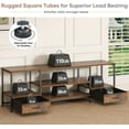 thumbnail image 7 of 63'' TV Stand for TVs up to 75 Inch, with USB Charging Station Featuring AC Outlets and Type-C Port, Media Console with 2 Fabric Drawers and Open Shelves, Modern Entertainment Center for Living Room, 7 of 7