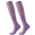 thumbnail image 3 of Women's Yoga Sports Leisure Long Scrunch Non Socks with Grips for Sock Slouch, 3 of 7