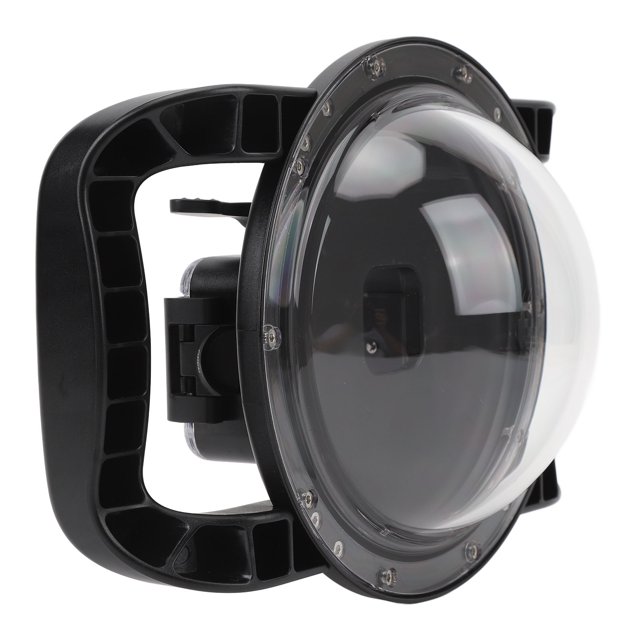 Action Camera Dome Port, Easy Installation 147.6FT Depth Waterproof Dome Port Housing Case for Action Camera Accessories
