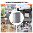 thumbnail image 4 of Vevor LSZST20DCSZKAJK1FV0 35.43 x 19.29 x 37.01 in. Portable Tradeshow Podium Table with Display Exhibition Counter Stand Booth, 4 of 10