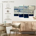 thumbnail image 5 of Elephant Stock I Always Return To The Sea Wall Art - Horizontal Multi Panel Canvas - Living Room Wall Decor - Abstract Multi Panel - Blue And Gray Decor By Julie Weaverling - 84" x 54", 5 of 8