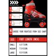 thumbnail image 2 of Lyrovo Patins à Roulettes Réglables avec Frein pour Enfants, Filles & Garçons (S, Rouge) Utilisations Recommandées du Produit : Débutant, Intermédiaire, Entraînement / Patins à Roulettes 2 X Touches Allen 1 X Clé, 2 of 5