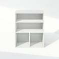 thumbnail image 4 of Furinno Reed 3 Tier Multipurpose Open Shelf Clothing & Closet Storage Organization, White, 4 of 6