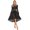 Black, variant on YEAHDOR Womens Lyrical Dance Dress Sheer Mesh Gymnastics Leotard High Low Contemporary Dancewear Royal Blue M
