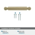 thumbnail image 4 of Amerock Balata 3-3/4 inch (96mm) Center-to-Center Golden Champagne Cabinet Pull, 4 of 6
