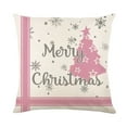 thumbnail image 3 of Wishrage Merry Christmas Throw Pillow Covers Snowman Pillow Covers Let It Snow Cushion Cases for Holiday Farmhouse Home Sofa Couch, 3 of 5