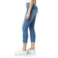 thumbnail image 3 of WallFlower Women's Pull On Denim Ankle High-Rise Insta Soft Juniors Jeans, 3 of 7