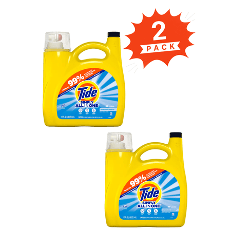 Tide Simply Refreshing Breeze Liquid Laundry Detergent (Pack 2) - 178 Loads, 234fl