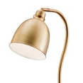 thumbnail image 6 of Evelyn&Zoe Vincent Adjustable/Arc Floor Lamp with Metal shade in Brass/Brass, 6 of 14