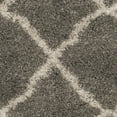thumbnail image 4 of SAFAVIEH Belize Joisse Geometric Plush Shag Area Rug, Grey/Taupe, 2'3" x 5', 4 of 5