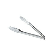 Expert Grill 8.5"Stainless Steel Locking Mini Grill Tongs ,Silver,Suitable Handle