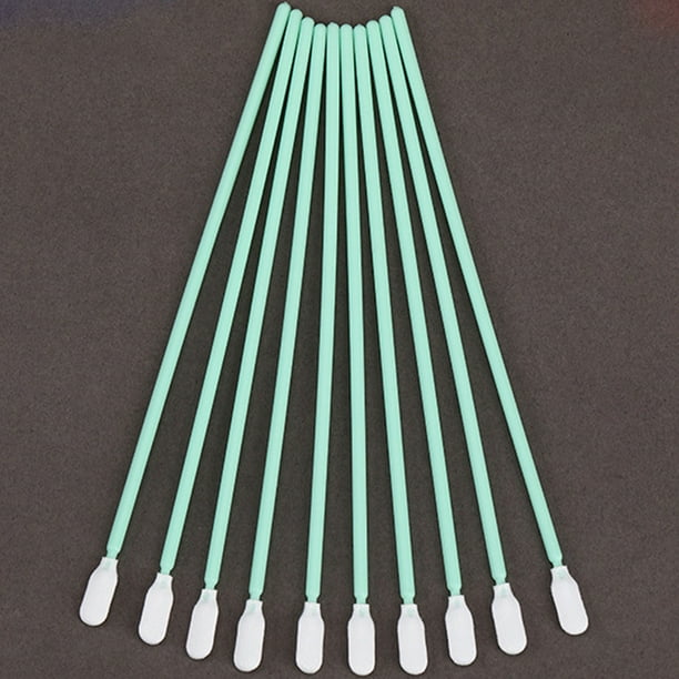 100 unids/bolsa hisopos láser de fibra a prueba de polvo herramienta de limpieza Q-tips absorbente fuerte Hugtrwg Para estrenar