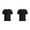 Z-BK2 2PCS, variant on LNMQLPDBS Youth Boys Girls Compression Padded Short Sleeve Shirt Chest Protective Shoulder Rib Protector for Paintball Baseball Football Black1 7-8 Years