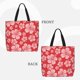 thumbnail image 2 of Easygdp Red Hibiscus Flower Bolsa Tote para Mujer, Bolso de Hombro para Trabajo, Playa, Viajes, Compras y Supermercado, 2 of 7