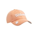 thumbnail image 2 of Wilson Women's Pro Tour Golf Hat Peach and White, 2 of 3
