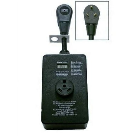 Progressive Industries EMS-PT30C 30 Amp Surge Protector with Voltage Protection