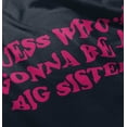 thumbnail image 4 of Guess A Big Sister Older Family Siblings Youth T Shirt Tee Girls Infant Toddler Brisco Brands 18M, 4 of 5