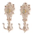 thumbnail image 3 of 2x Ganchos de  de lujo Colgador de estilo europeo dorado Zulema Ganchos de sujeción para cortinas, 3 of 8