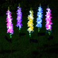 thumbnail image 3 of Garden Decoration Landscape Lamp Yard 75cm ABS Silk Cloth Waterproof Hyacinth Stainless Steel Pathway Solar Light, 3 of 18