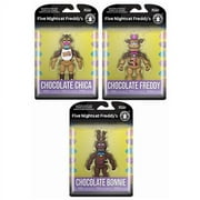 Funko Action Figures - Five Nights at Freddy's Series 4 - SET OF 3 CHOCOLATE FIGURES