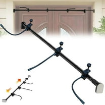 Garland Hanger for Front Door, Fits 32" to 39" Doors | No-Drill Christmas Wreath Holder for Standard Single Doors | Damage-Free Hooks for Garland & Lights