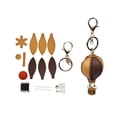 thumbnail image 1 of ZZHZGZ Canada Clearance Sale Hot Air Balloon Leather Keychain Handmade Diy Sewing Kit Craft Project & Idea, 1 of 5
