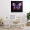 thumbnail image 3 of Stupell Industries Vivid Purple Butterfly Animals & Insects Painting Gallery Wrapped Canvas Art Print Wall Art, 36 x 36, 3 of 8