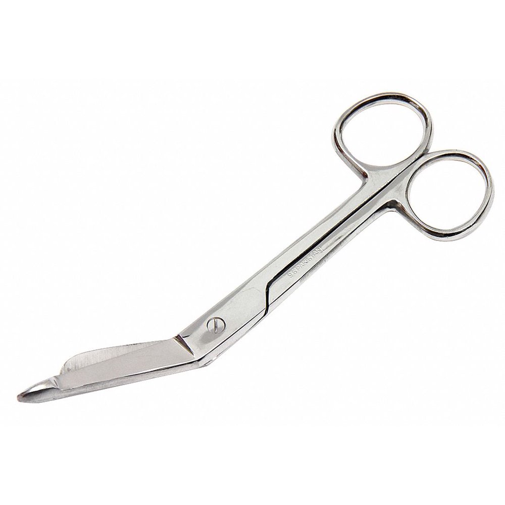 First Aid Only Scissors,51/2 In. L,Silver,Pointed 21310