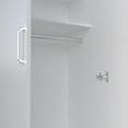 thumbnail image 6 of Newboti Furniture White Armoire with 2 Doors and Hanging Rod 00236, 6 of 8