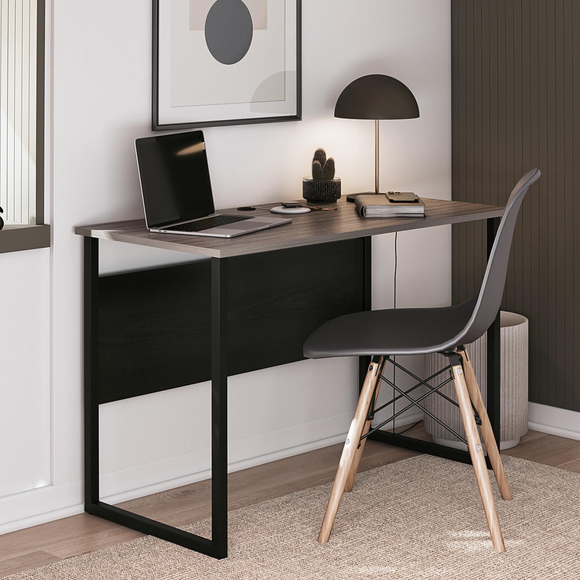 Ameriwood Home Sorina Writing Desk, Silverton Oak & Black