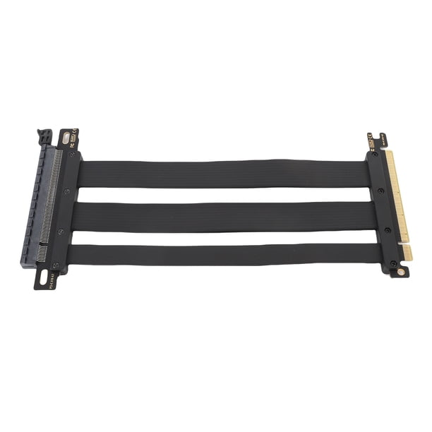 PCIe 4.0 Cable Elevador, Extensión De GPU De Alta Velocidad Para PC, Adaptador De 180 Grados, Transmisión De 128 Gbps, Adecuado Para Cajas De PC, Servidores
