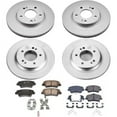 thumbnail image 2 of PowerStop Front and Rear Geomet Coated Brake Rotor and Pad Kit Fits: HYUNDAI Select Models CRK7580, 2 of 5