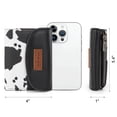 thumbnail image 4 of Wrangler Purses for Women Small Wallets Money Organizers Trifold Clutch Purse Fashion Credit Card Cash Wallet, Leopard-Print, 4 of 5