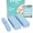Blue, variant on Uralili 400 Pcs Thickened Wax Strips Non Woven Waxing Strip Kit For Hair Removal 3 X 9''&1.5 X 4''