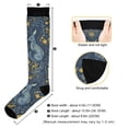 thumbnail image 3 of FORMRS Womens Knee High Socks Casual Long Thick Travel Daily Wear, 1 Pair, Yellow Forest Pattern, 3 of 6